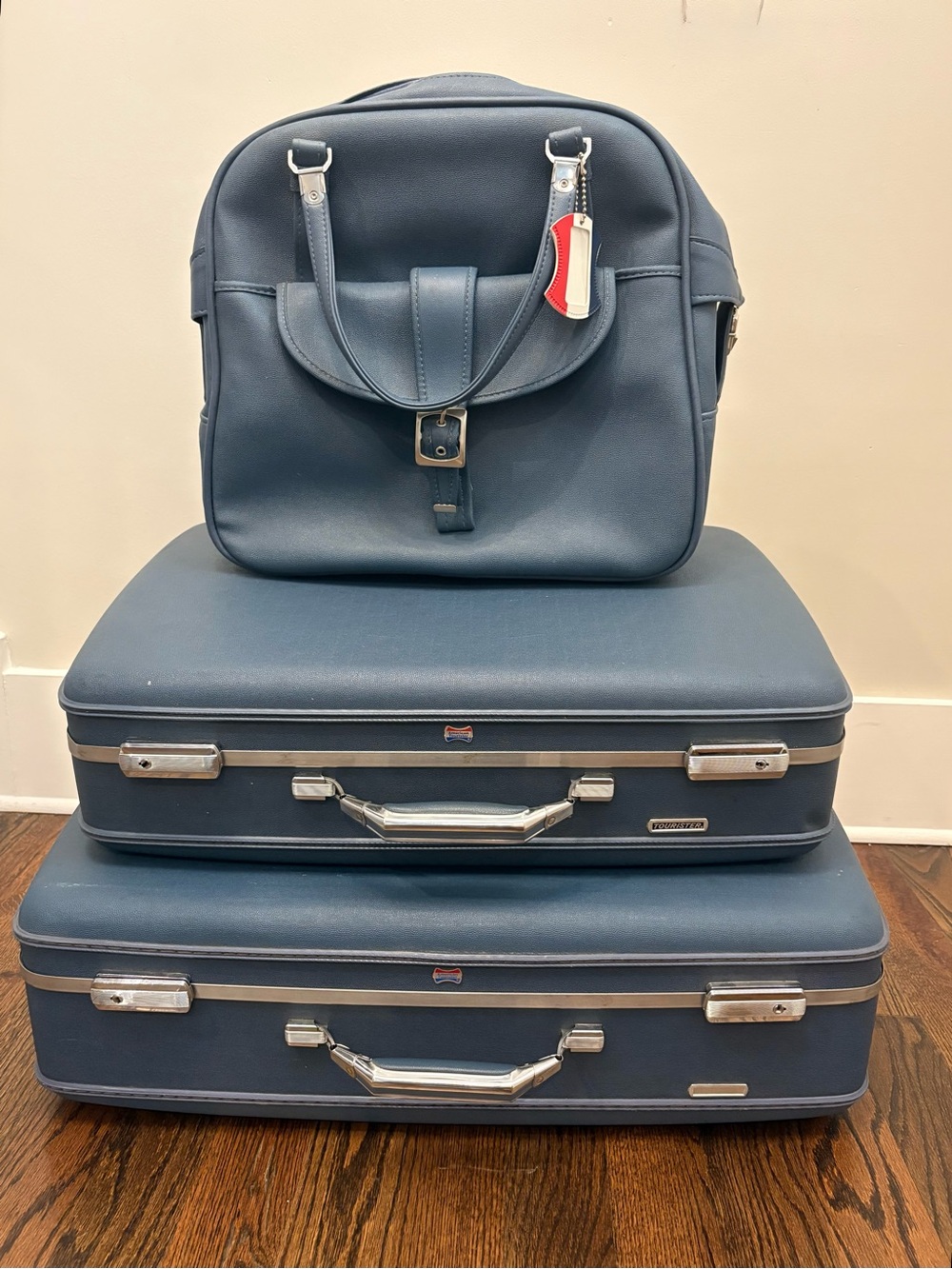 Vintage 1979 American Tourister 3pc Luggage Set
